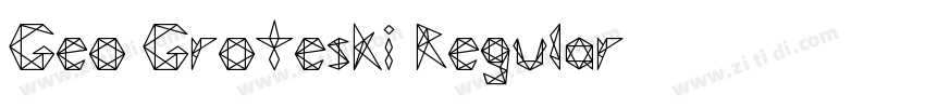 Geo Groteski Regular字体转换